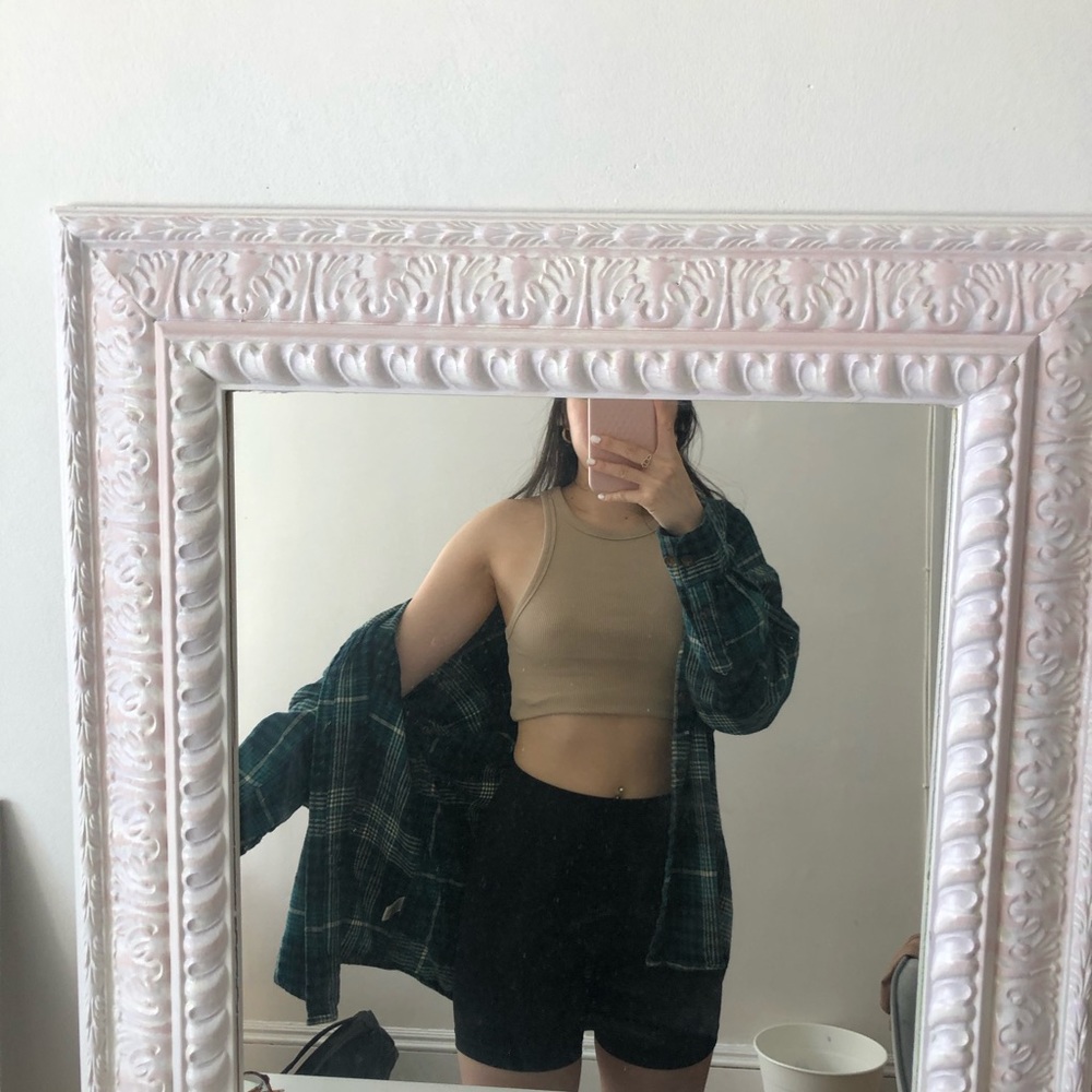 Oversized button up
